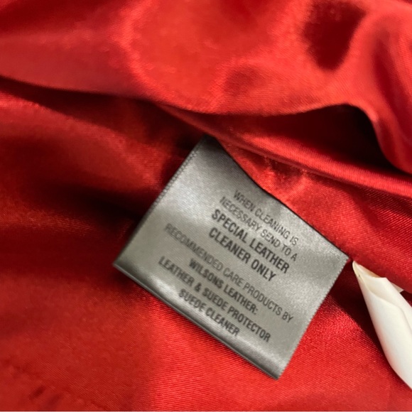 Vintage Wilsons Leather Maxima Women's Jacket Blazer Suede Floral Satin Waist S - Picture 9 of 15